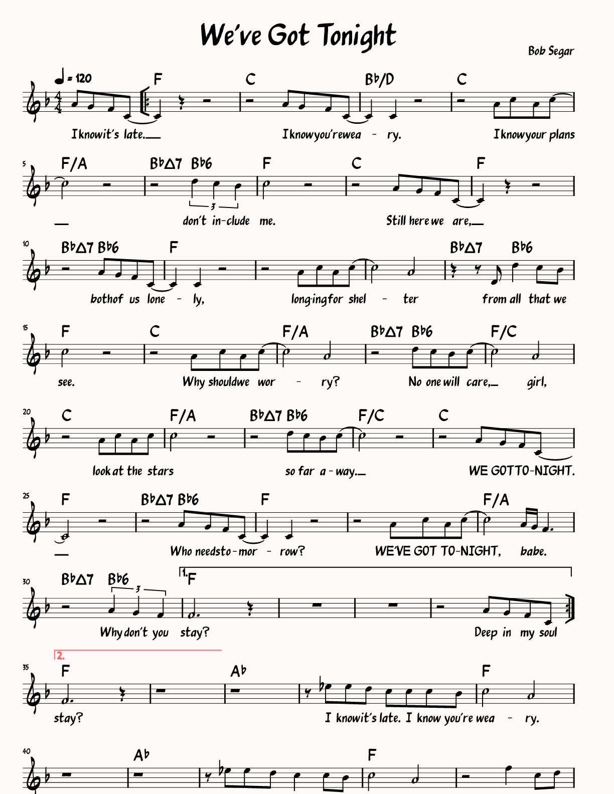 Sheet Music